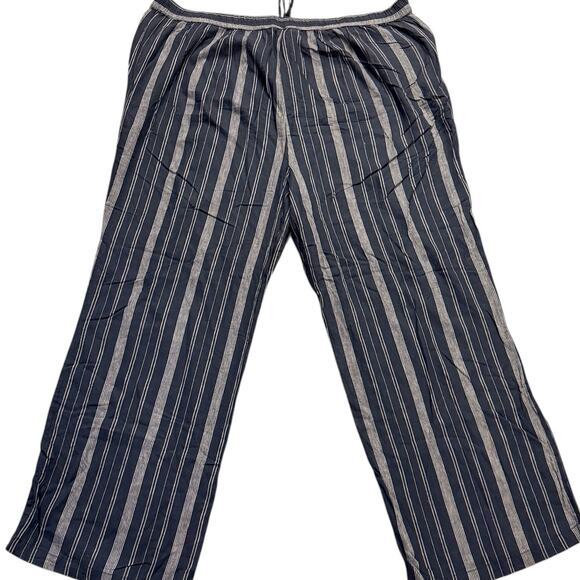 CATO Palazzo Pants Size 26/28 in Navy Blue and Cream - Picture 2 of 6
